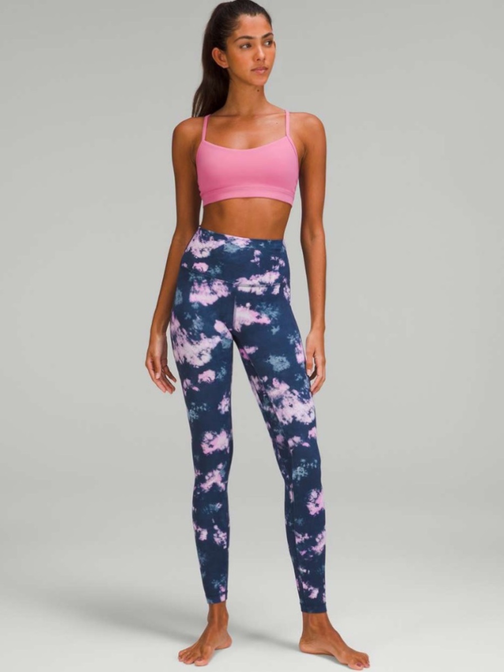 Lululemon Align High Rise Pant 28" Circulate Tie Dye Mineral Blue Multi Size 2‎